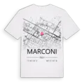 Marconi karta t-shirt