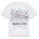 Marconi karta t-shirt