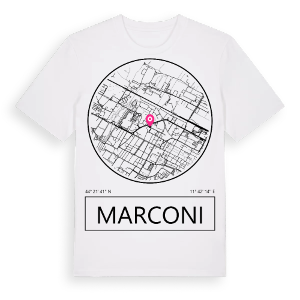 Marconi t-shirt – ekologisk bomull t-shirt från Pinshirt