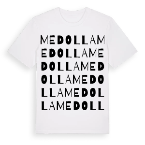 Medolla ordlek t-shirt – ekologisk bomull t-shirt från Pinshirt
