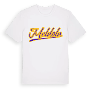 Meldola baseball t-shirt – ekologisk bomull t-shirt från Pinshirt