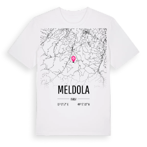 Meldola karta t-shirt – ekologisk bomull t-shirt från Pinshirt