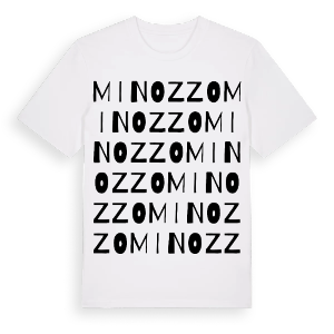 Minozzo ordlek t-shirt – ekologisk bomull t-shirt från Pinshirt