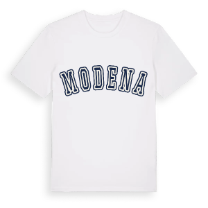 Modena college t-shirt – ekologisk bomull t-shirt från Pinshirt