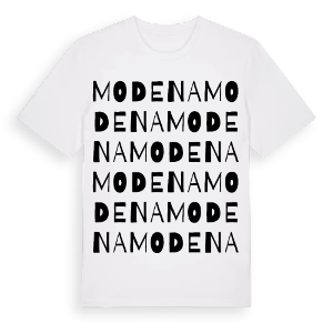 Modena ordlek t-shirt – ekologisk bomull t-shirt från Pinshirt