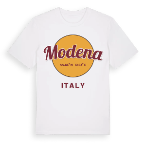 Modena cirkel t-shirt – ekologisk bomull t-shirt från Pinshirt