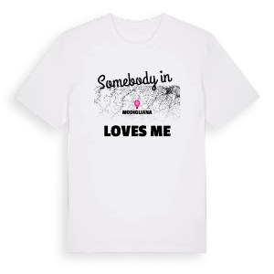 Någon i Modigliana älskar mig t-shirt – ekologisk bomull t-shirt från Pinshirt