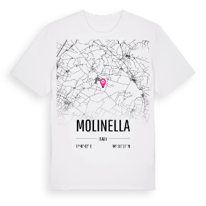 Molinella karta t-shirt – ekologisk bomull t-shirt från Pinshirt