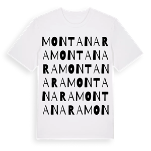 Montanara ordlek t-shirt – ekologisk bomull t-shirt från Pinshirt