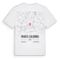 Monte Colombo karta t-shirt