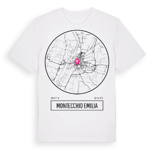 Montecchio Emilia t-shirt – ekologisk bomull t-shirt från Pinshirt