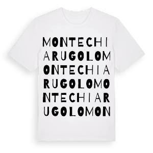 Montechiarugolo ordlek t-shirt – ekologisk bomull t-shirt från Pinshirt