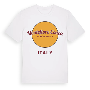 Montefiore Conca cirkel t-shirt – ekologisk bomull t-shirt från Pinshirt