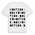 Montegridolfo ordlek t-shirt