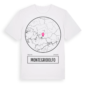 Montegridolfo t-shirt – ekologisk bomull t-shirt från Pinshirt