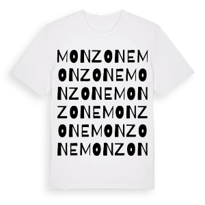 Monzone ordlek t-shirt – ekologisk bomull t-shirt från Pinshirt