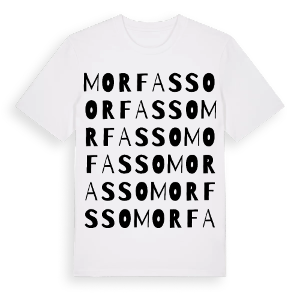Morfasso ordlek t-shirt – ekologisk bomull t-shirt från Pinshirt
