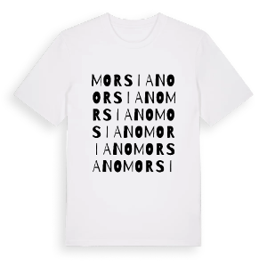 Morsiano ordlek t-shirt – ekologisk bomull t-shirt från Pinshirt