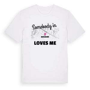 Någon i Mugnano älskar mig t-shirt – ekologisk bomull t-shirt från Pinshirt