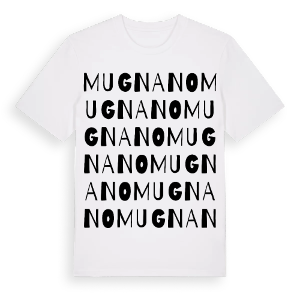 Mugnano ordlek t-shirt – ekologisk bomull t-shirt från Pinshirt