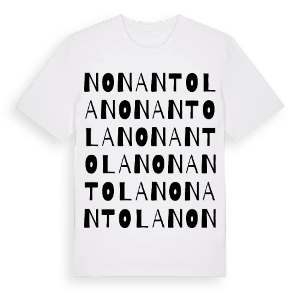 Nonantola ordlek t-shirt – ekologisk bomull t-shirt från Pinshirt