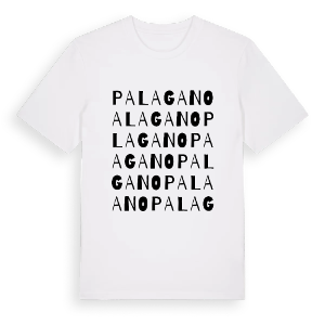 Palagano ordlek t-shirt – ekologisk bomull t-shirt från Pinshirt