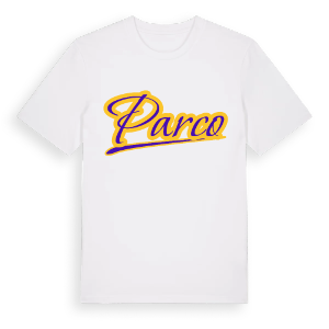 Parco baseball t-shirt – ekologisk bomull t-shirt från Pinshirt