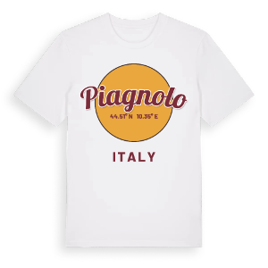 Piagnolo cirkel t-shirt – ekologisk bomull t-shirt från Pinshirt