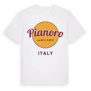 Pianoro cirkel t-shirt – ekologisk bomull t-shirt från Pinshirt