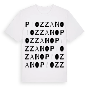 Piozzano ordlek t-shirt – ekologisk bomull t-shirt från Pinshirt