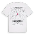 Podenzano karta t-shirt