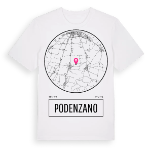 Podenzano t-shirt – ekologisk bomull t-shirt från Pinshirt