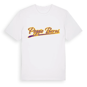 Poggio Berni baseball t-shirt – ekologisk bomull t-shirt från Pinshirt