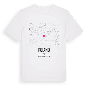 Poiano karta t-shirt – ekologisk bomull t-shirt från Pinshirt