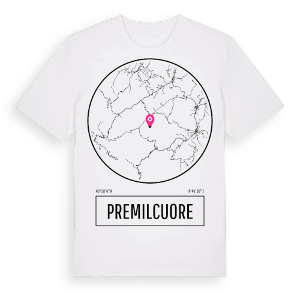 Premilcuore t-shirt – ekologisk bomull t-shirt från Pinshirt