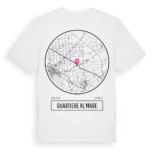Quartiere Al Mare t-shirt – ekologisk bomull t-shirt från Pinshirt
