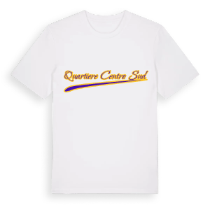 Quartiere Centro Sud baseball t-shirt – ekologisk bomull t-shirt från Pinshirt
