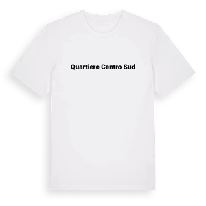 Quartiere Centro Sud fetstil t-shirt – ekologisk bomull t-shirt från Pinshirt