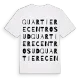 Quartiere Centro Sud ordlek t-shirt