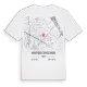 Quartiere Cervese Nord karta t-shirt