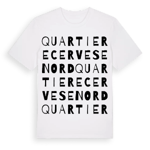 Quartiere Cervese Nord ordlek t-shirt – ekologisk bomull t-shirt från Pinshirt