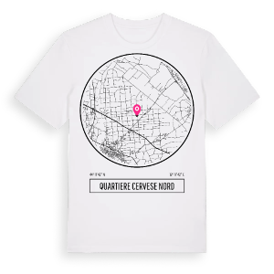 Quartiere Cervese Nord t-shirt – ekologisk bomull t-shirt från Pinshirt