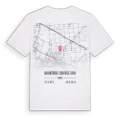 Quartiere Cervese Sud karta t-shirt