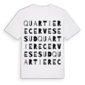 Quartiere Cervese Sud ordlek t-shirt