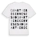 Quartiere Cervese Sud ordlek t-shirt
