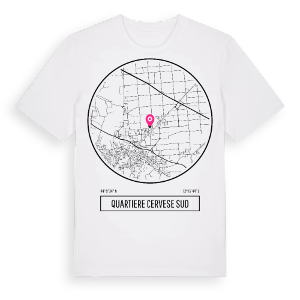 Quartiere Cervese Sud t-shirt – ekologisk bomull t-shirt från Pinshirt