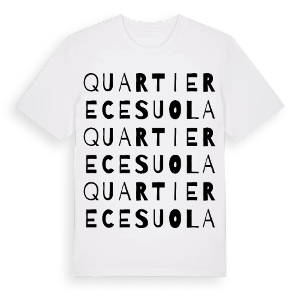 Quartiere Cesuola ordlek t-shirt – ekologisk bomull t-shirt från Pinshirt