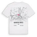 Quartiere Navile karta t-shirt