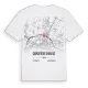 Quartiere Navile karta t-shirt