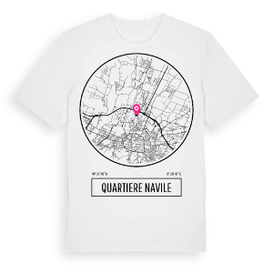 Quartiere Navile t-shirt – ekologisk bomull t-shirt från Pinshirt